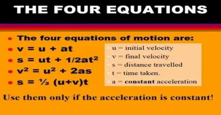 Apply SUVAT Equations in Physics Problems